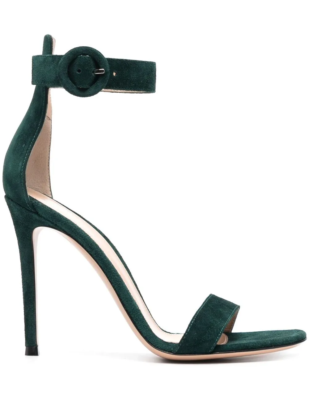 

Gianvito Rossi zapatillas con tiras cruzadas y tacón de 105mm - Verde