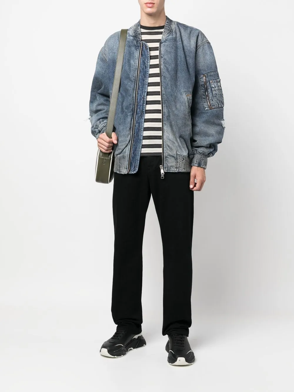 Diesel デニム ボンバージャケット - Farfetch Diesel デニム ボンバージャケット - Farfetch