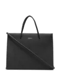 Medea logo-lettering tote bag - Black