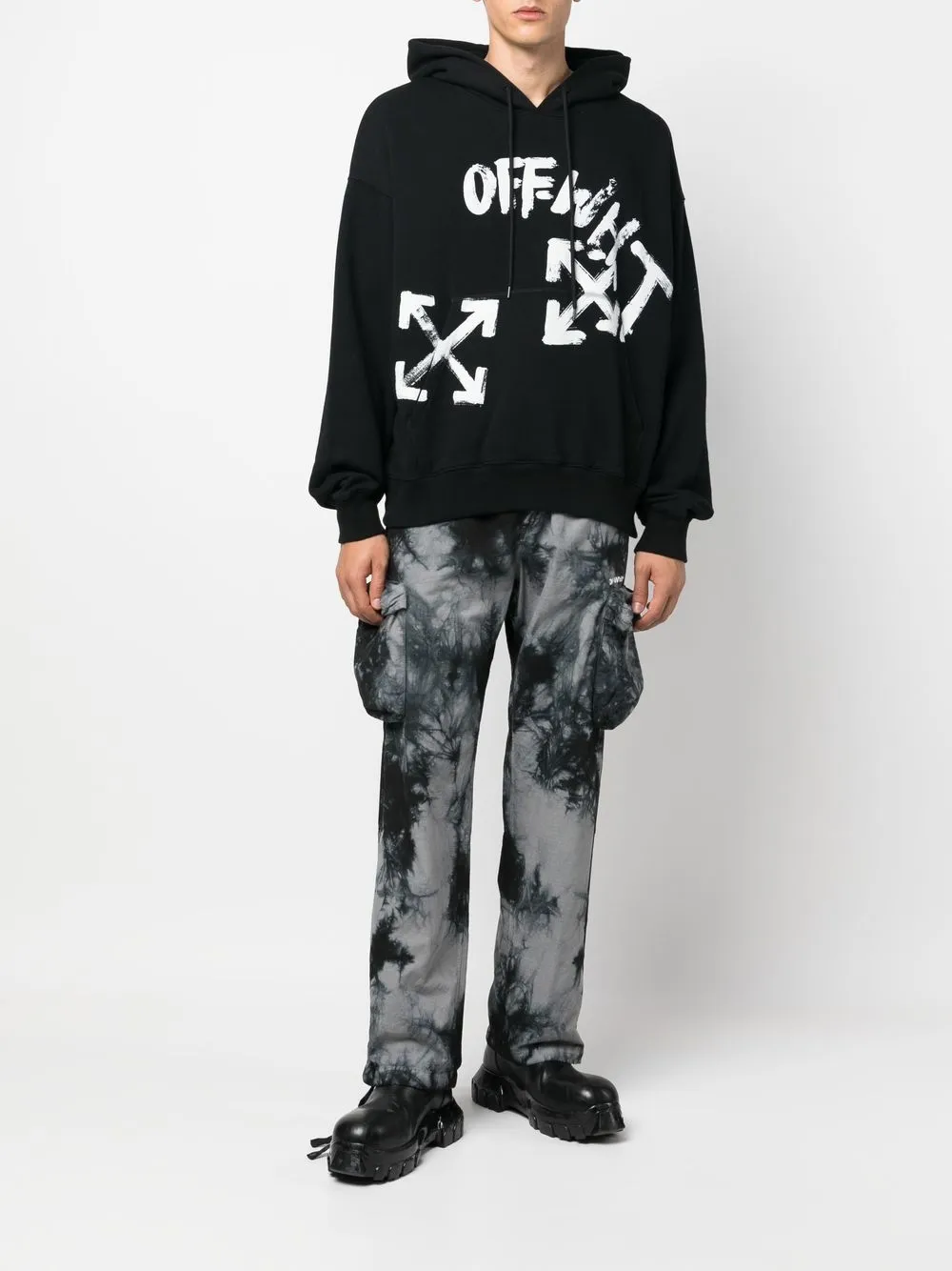 Off-White オフホワイト プリント カーゴパンツ - Farfetch