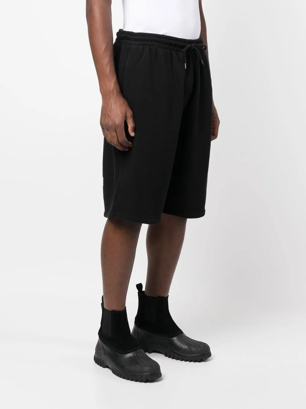 Cheap Off-White arrow-print track shorts Men