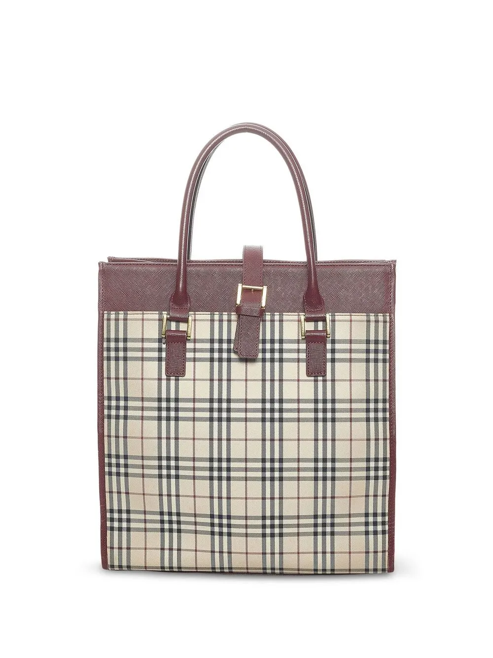 

Burberry Pre-Owned bolsa de mano House Check - Marrón