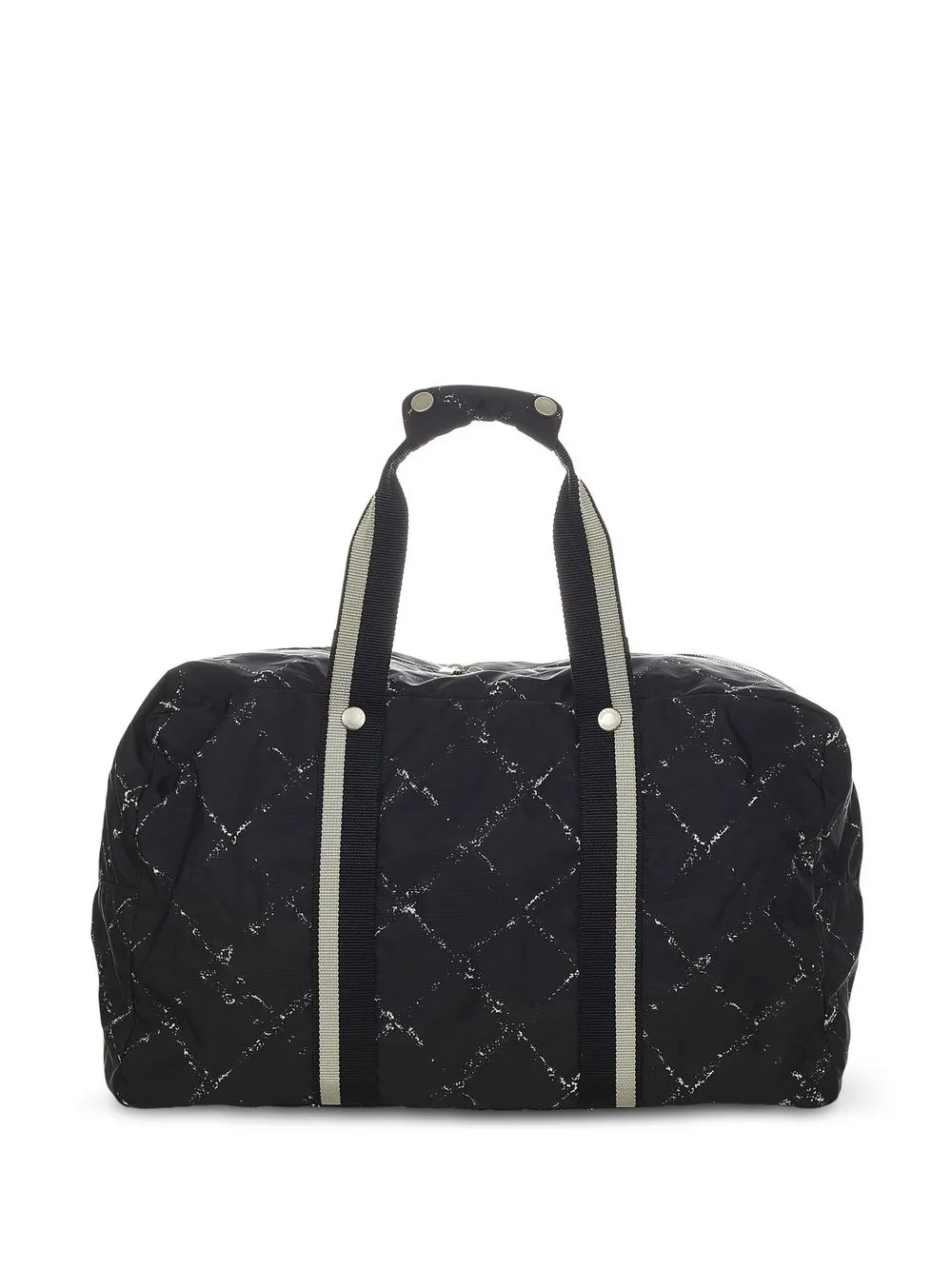 

Chanel Pre-Owned bolsa de viaje Old Travel 1997-1999 con estampado de rombos - Negro