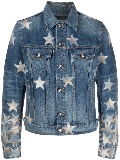AMIRI Giacca denim con stampa