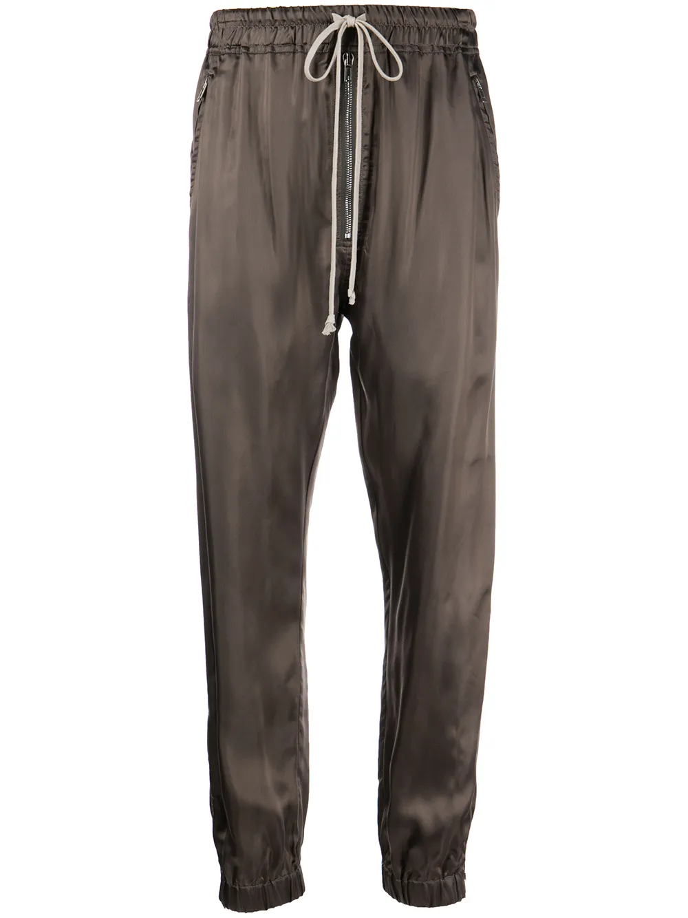 

Rick Owens tapered satin track pants - Brown