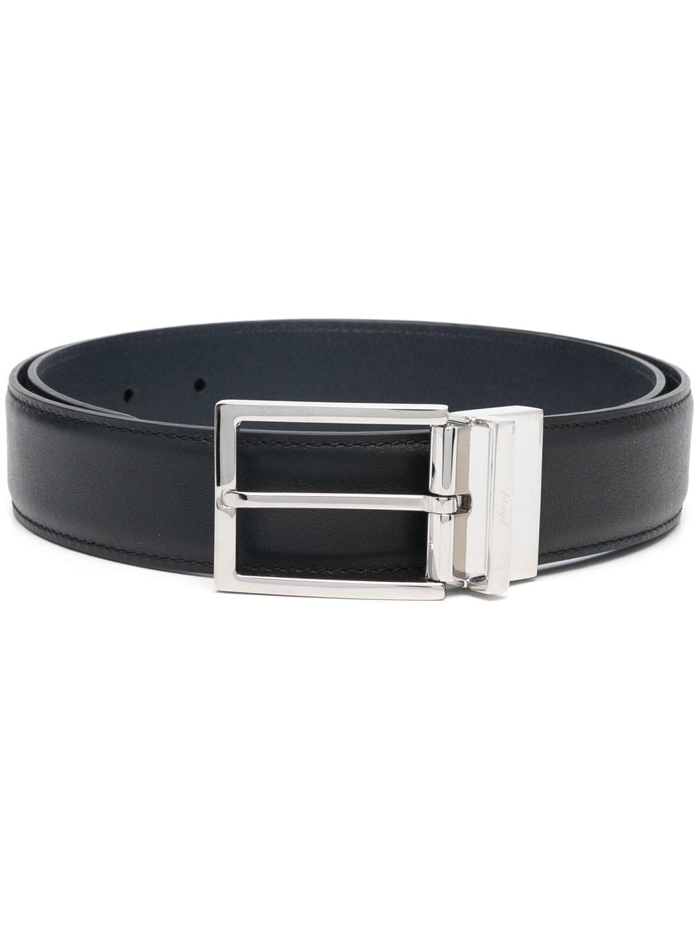 reversible leather buckle belt