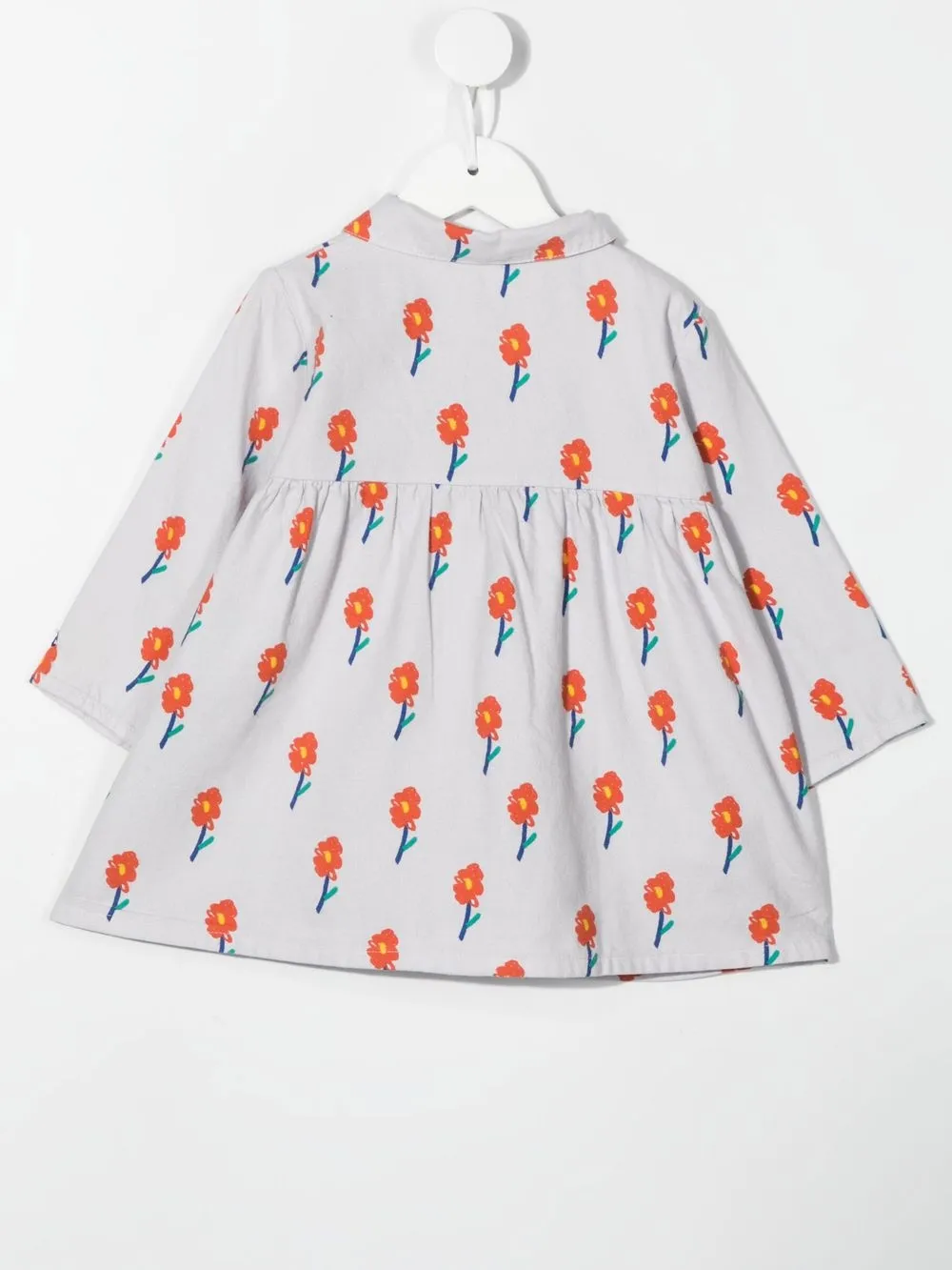 Bobo Choses Jurk met bloemenprint - Grijs