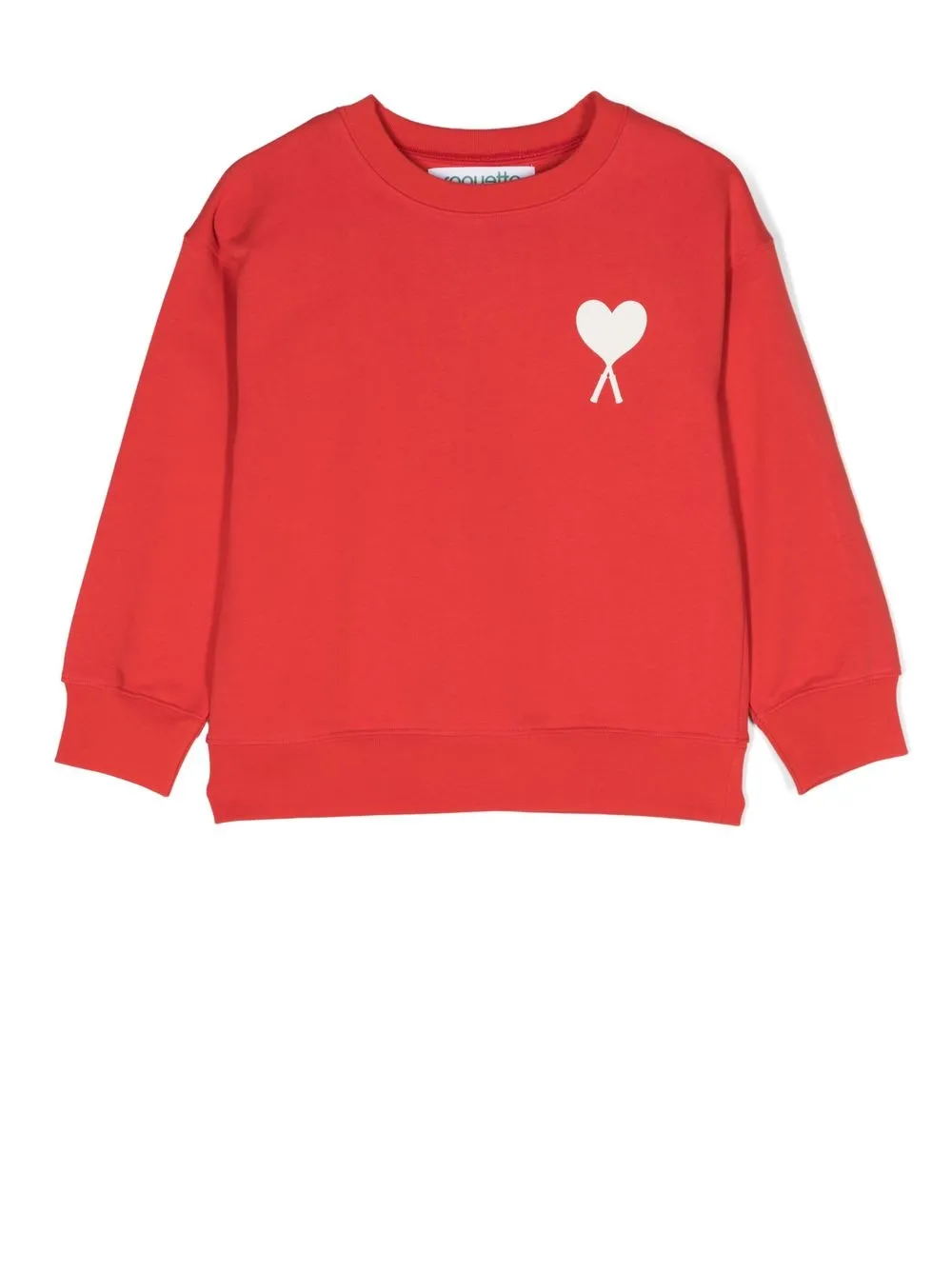 

RAQUETTE sudadera con corazón estampado - Rojo