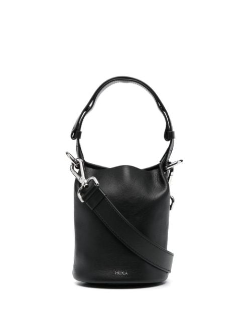 Medea - logo-print leather tote bag