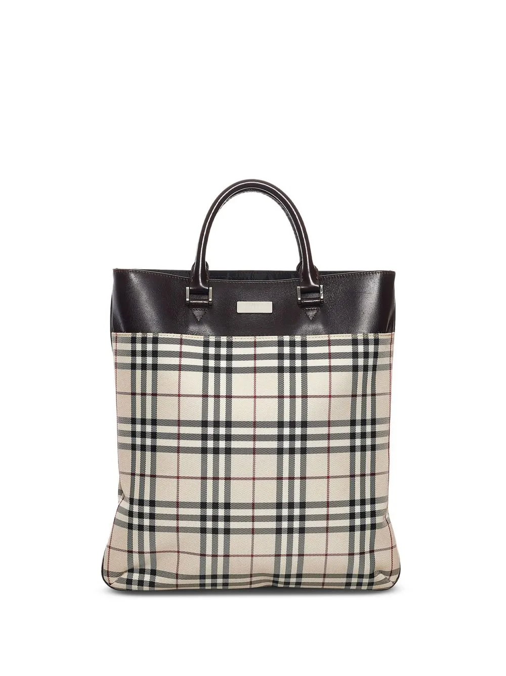 

Burberry Pre-Owned tote con motivo House Check - Neutro