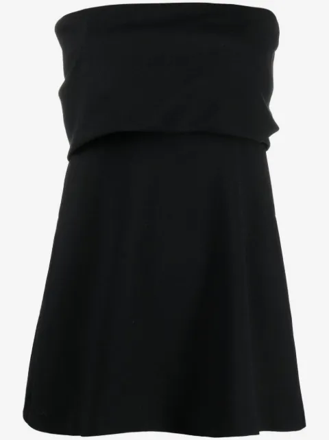 TOTEME strapless flared top