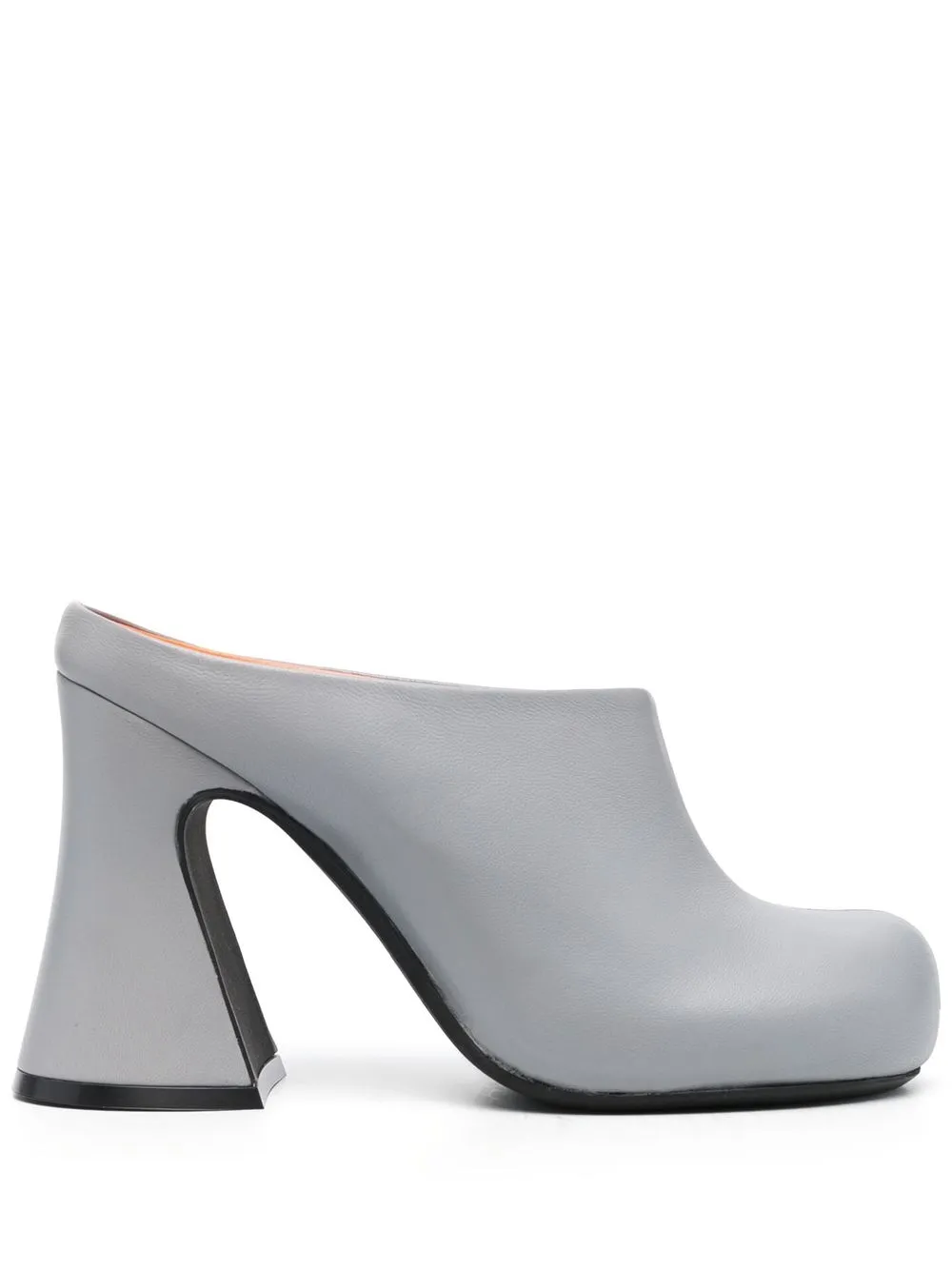 

Marni mules con tacón cuadrado de 110mm - Gris