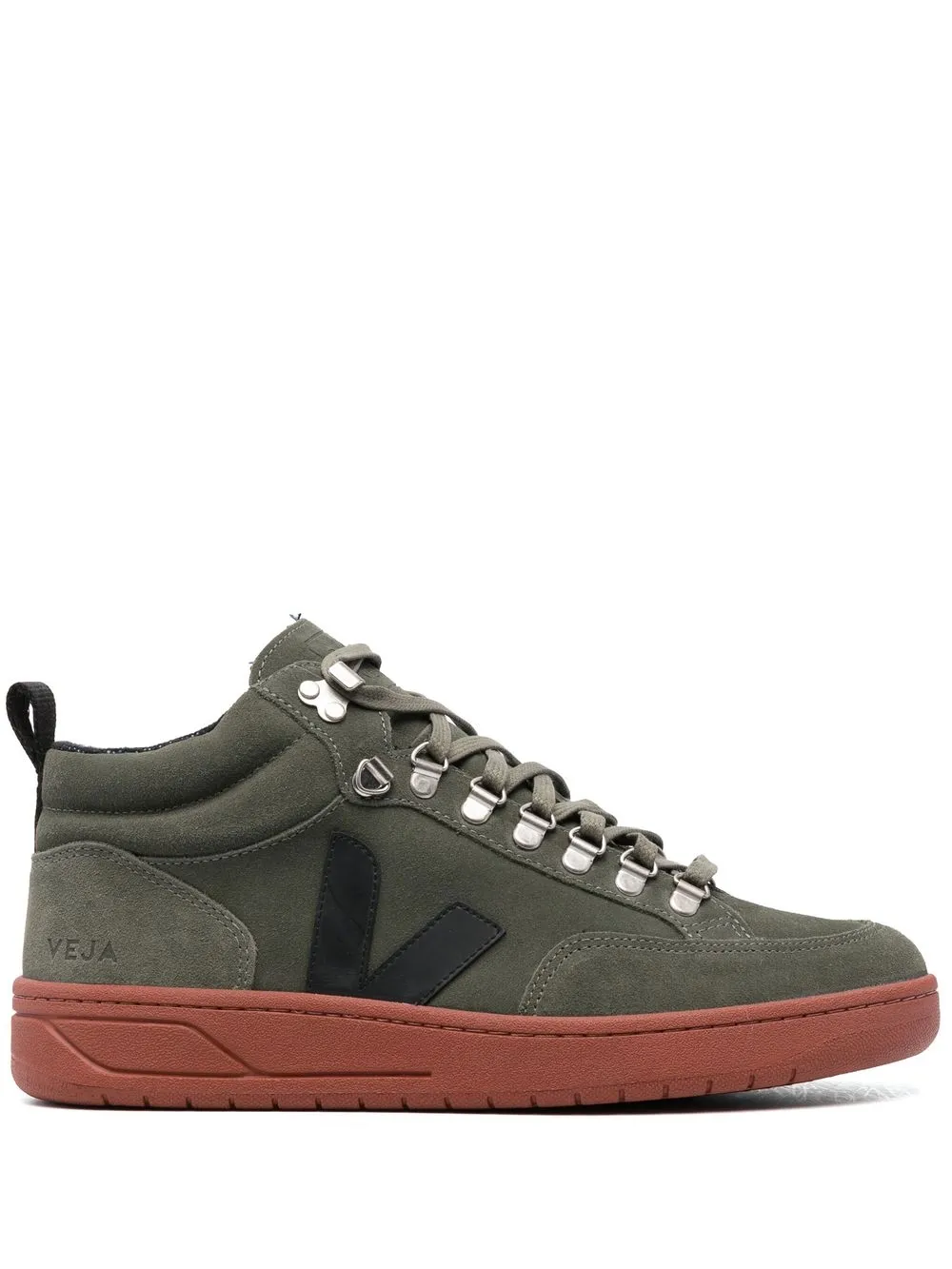 

VEJA Roraima suede logo-print sneakers - Green