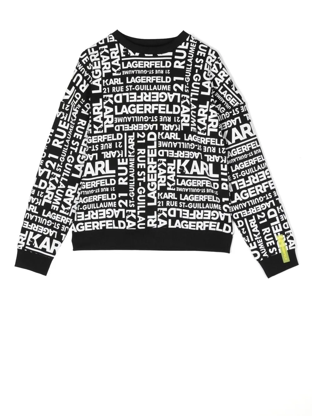 

Karl Lagerfeld Kids logo-print crewneck sweatshirt - Black