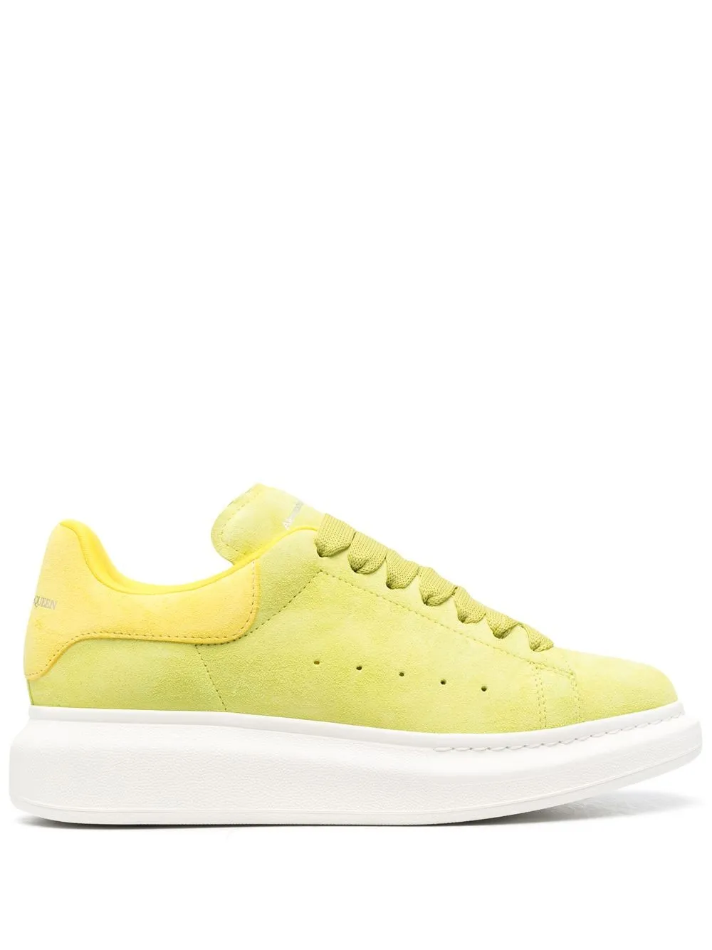 

Alexander McQueen tenis bajos Oversized - Verde