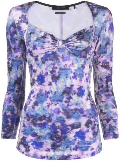 ISABEL MARANT top de terciopelo Gubaia