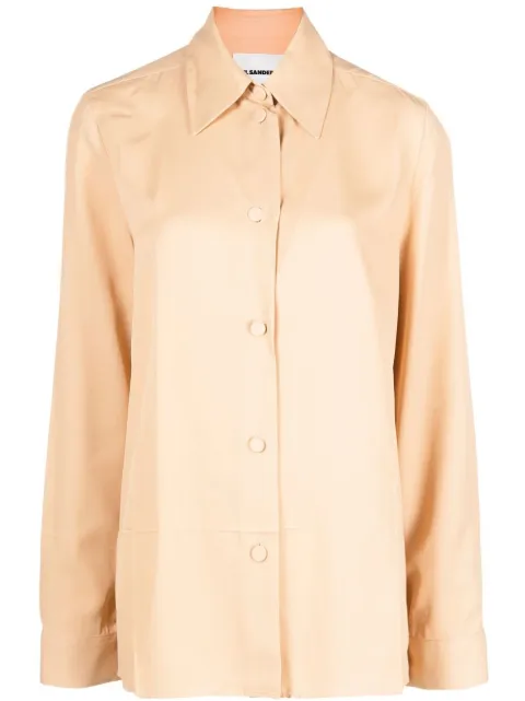 Jil Sander classic collar buttoned blouse