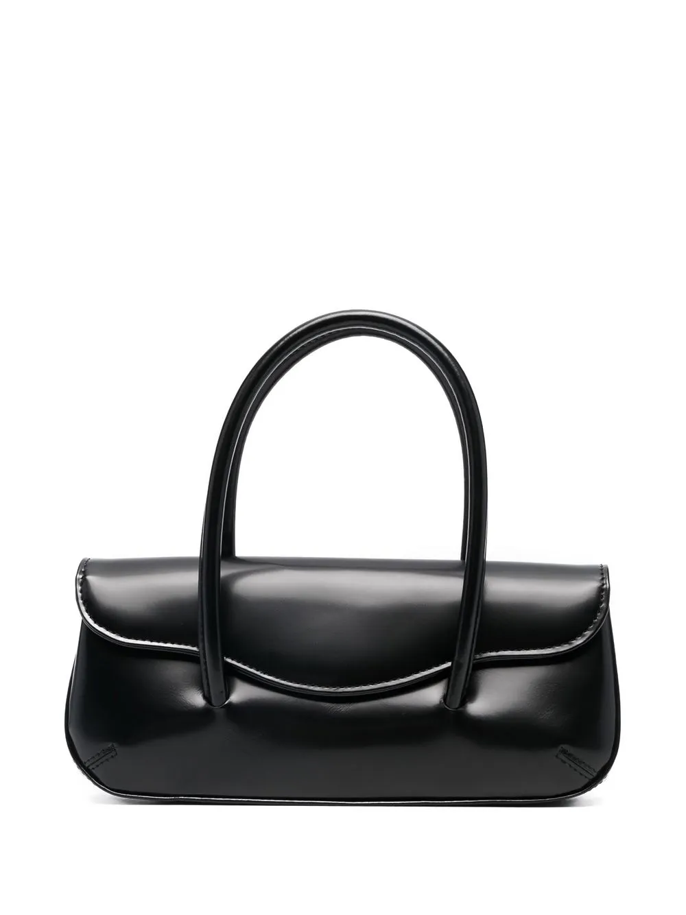 

Comme Des Garçons Comme Des Garçons high-shine structured tote bag - Black