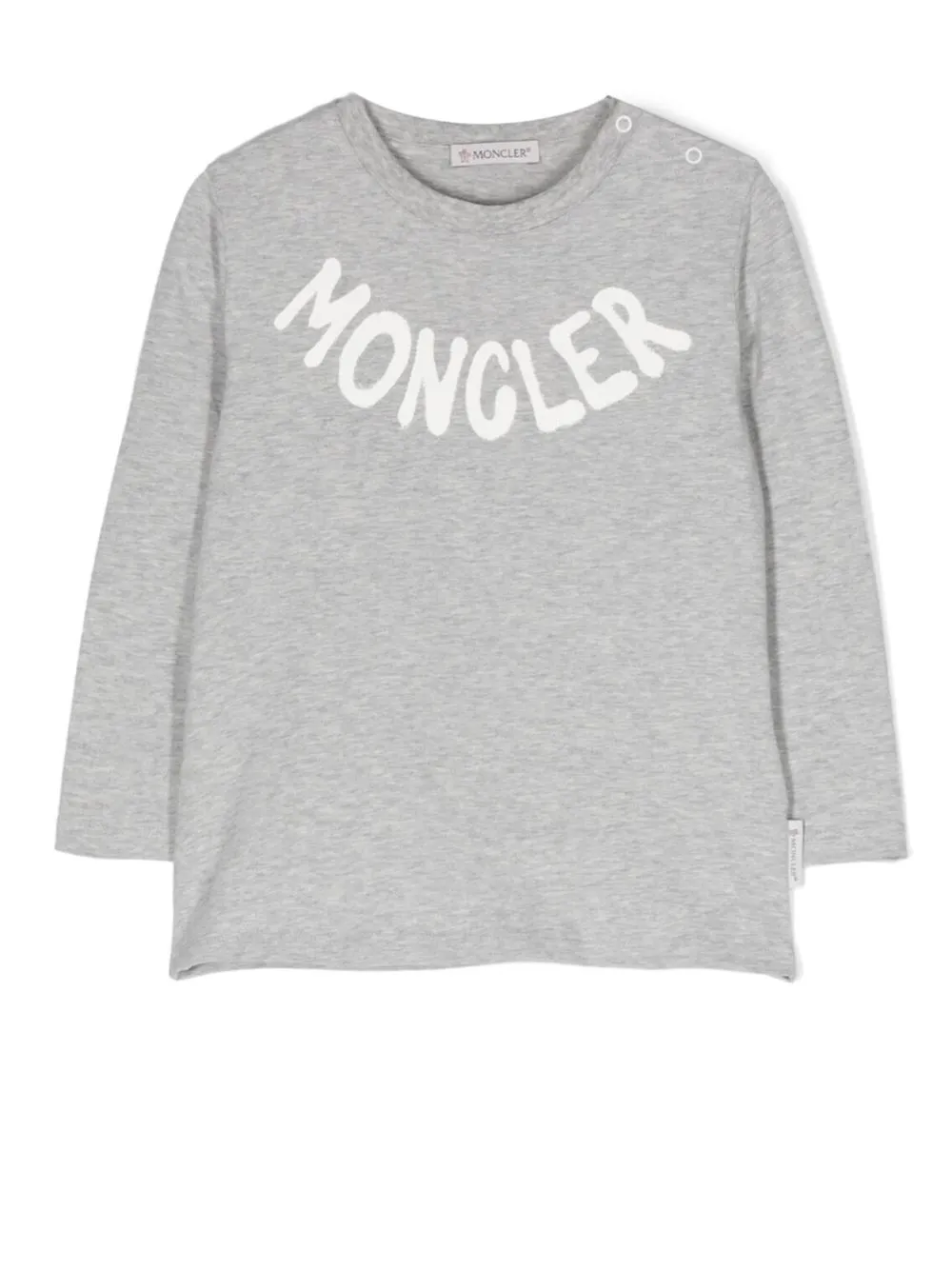 

Moncler Enfant chest-logo melange sweatshirt - Grey