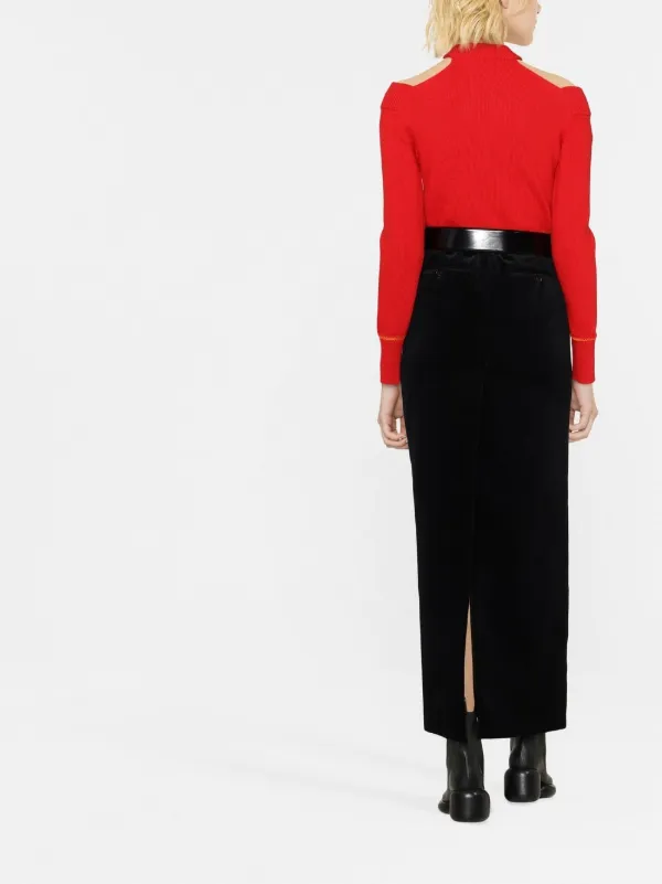 Alexander McQueen ミディスカート レッド - www.pianocorner.co.nz