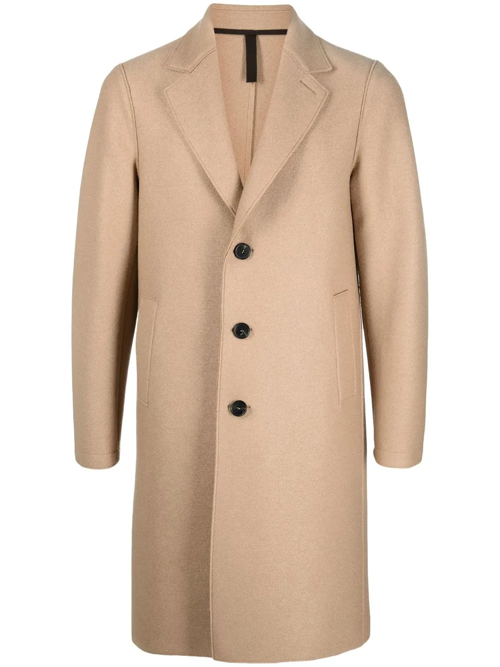 

Harris Wharf London single-breasted tailored coat - Neutrals