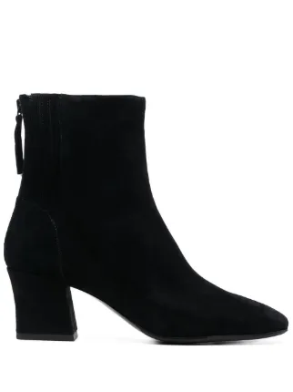 Ash black store suede ankle boots