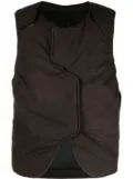 A-COLD-WALL* Form asymmetric gilet - Brown