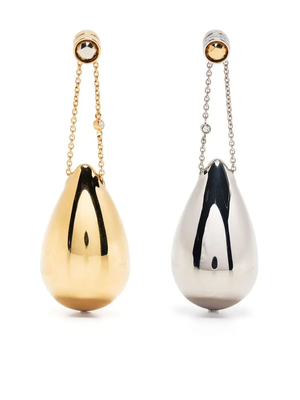 

Lanvin two-tone drop earrings - Silver