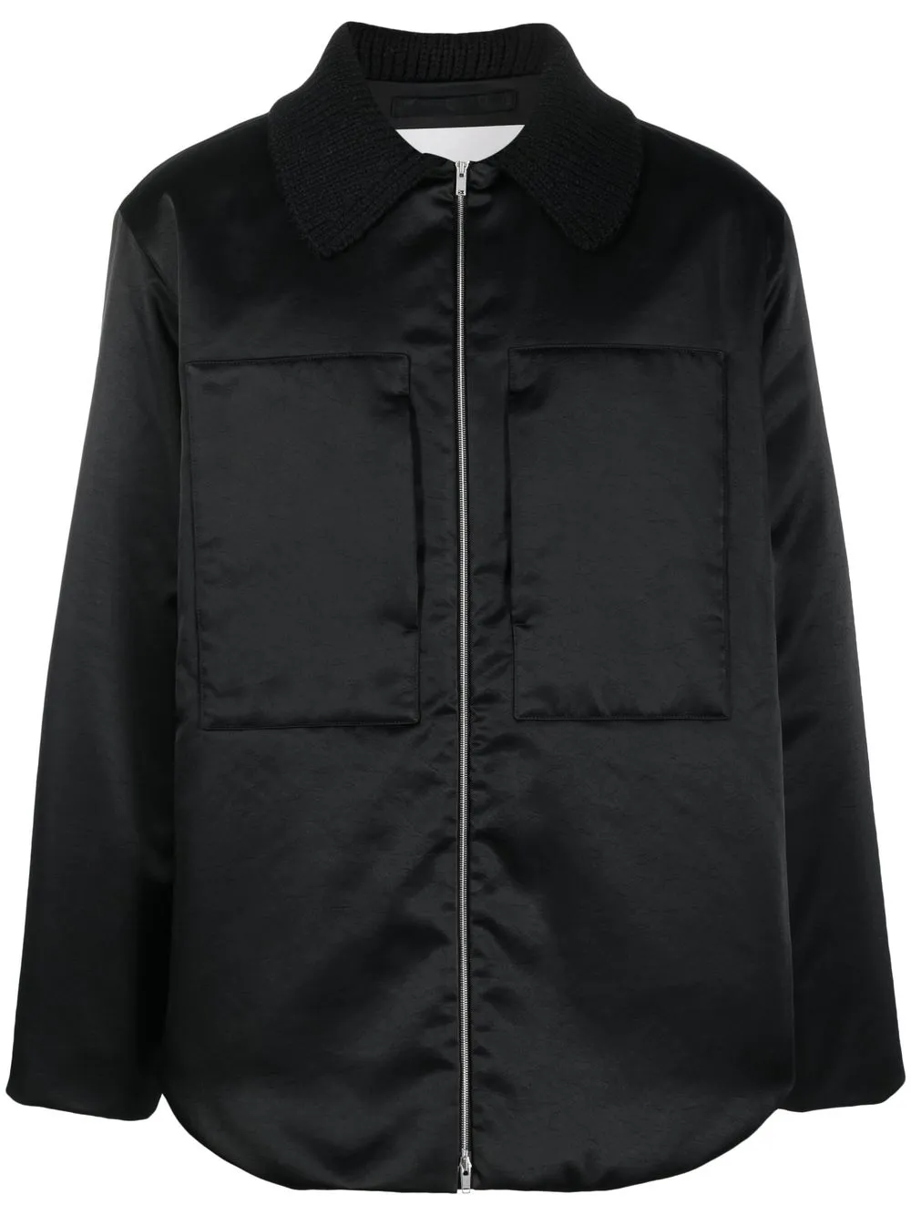 

Jil Sander sobrecamisa con cierre - Negro