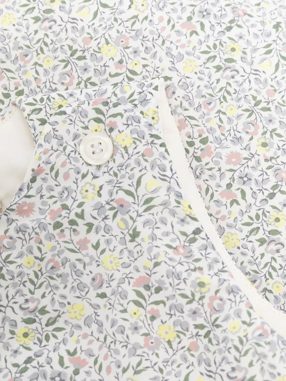 Bonpoint Babydeken met bloemenprint Grijs