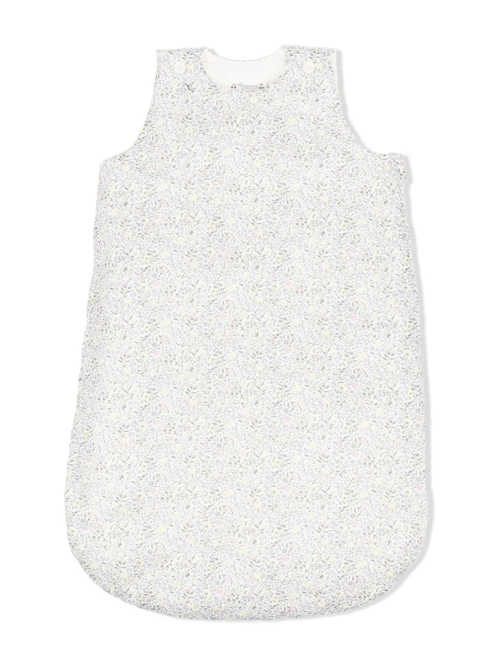 Bonpoint Babydeken met bloe print Grijs