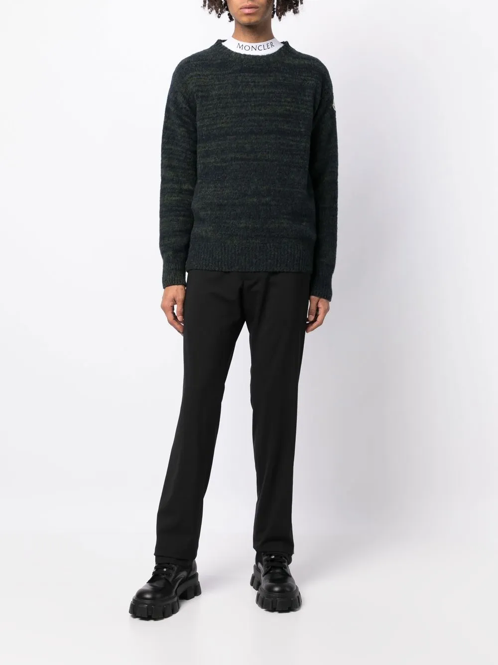 Moncler Trui van scheerwol - Grijs