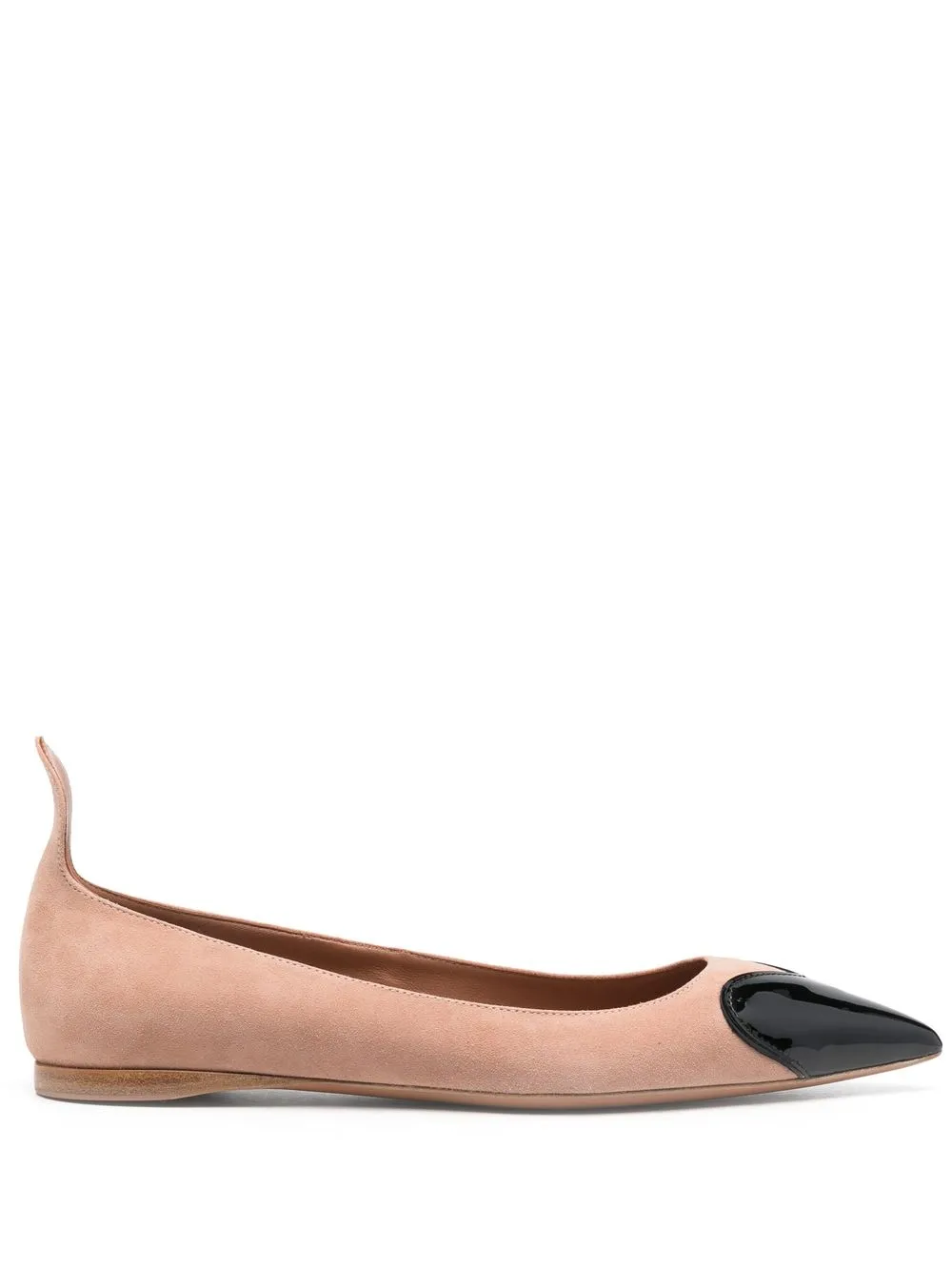 Alaïa flats con puntera en contraste | neutro | Image 1