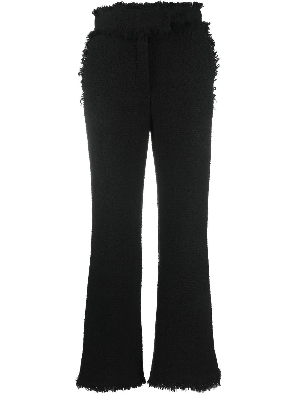 

Alberta Ferretti pantalones acampanados deshilachado - Negro