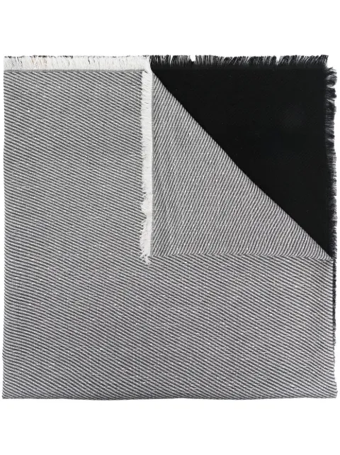 D'aniello color-block knitted scarf
