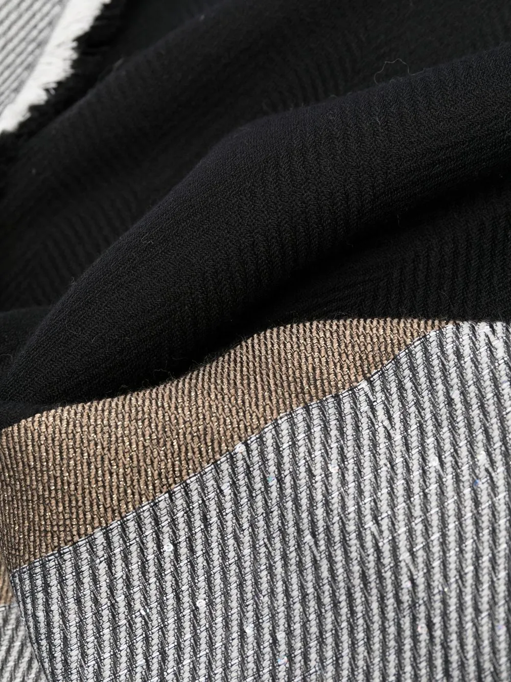 D'aniello color-block knitted scarf | Image 2