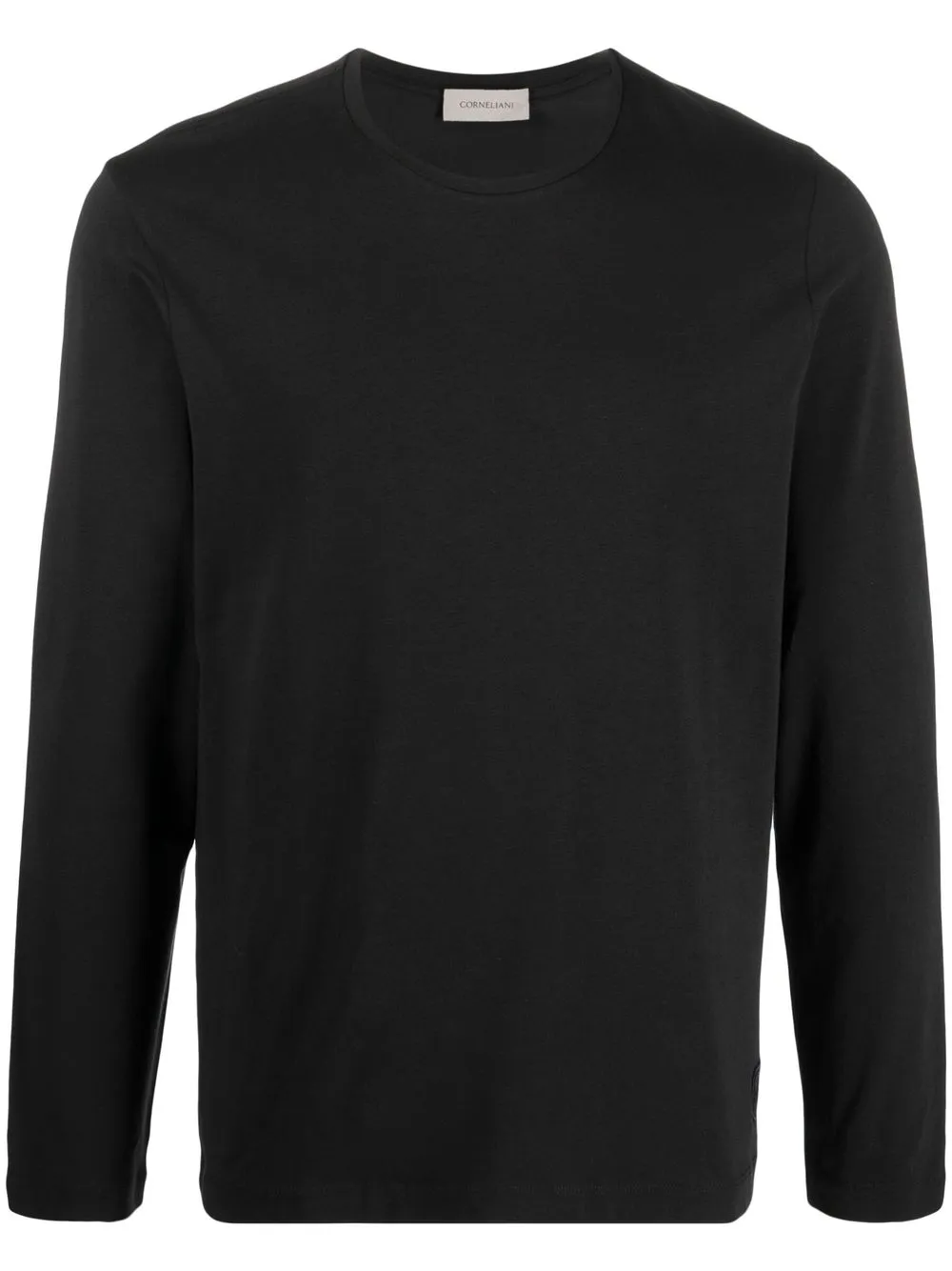 

Corneliani playera con parche del logo - Negro