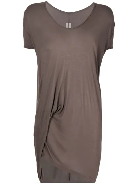 Rick Owens draped short-sleeved T-shirt