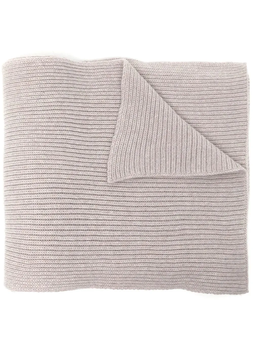 

Sara Lanzi purl-knit wool scarf - Grey