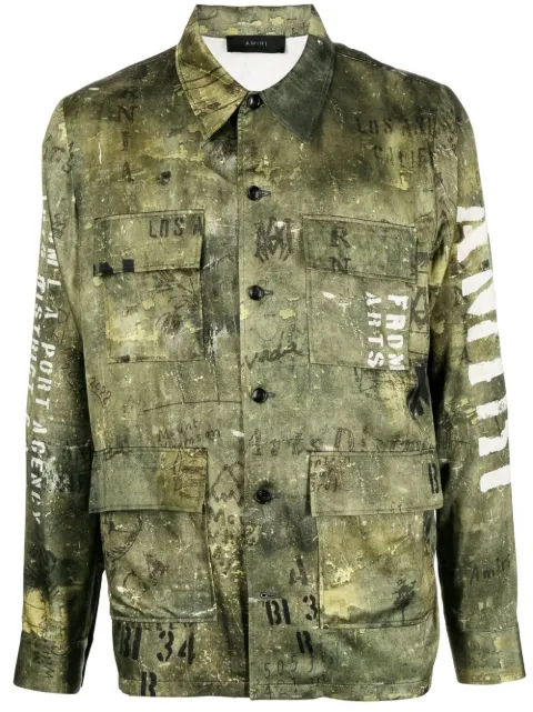 AMIRI قميص 'آرمي ستينسيل M-65'