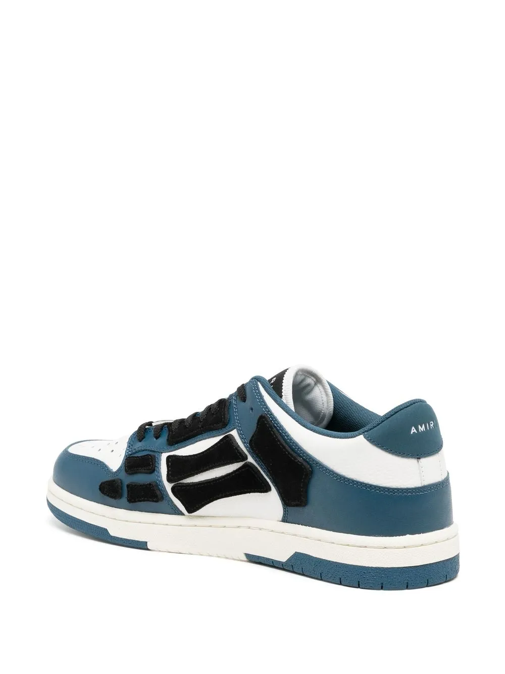 ◆大人気◆関税込◆AMIRI◆Skel ローカットスニーカー True blue AMIRI Black & Blue Skel-Top Low Sneakers Amiri