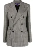 Ralph Lauren Collection Elske check double-breasted blazer - Black