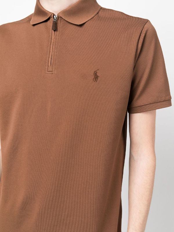Polo Ralph Lauren zip-up Polo Shirt - Farfetch