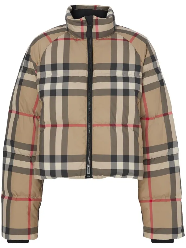 Burberry バーバリー ヴィンテージチェック パデッドジャケット - Farfetch