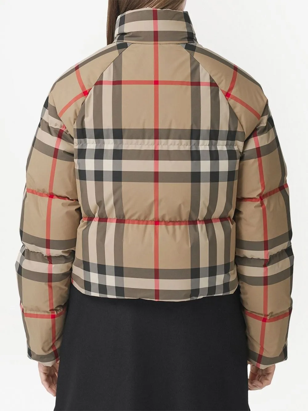 Burberry Vintage Check Puffer Short Jacket