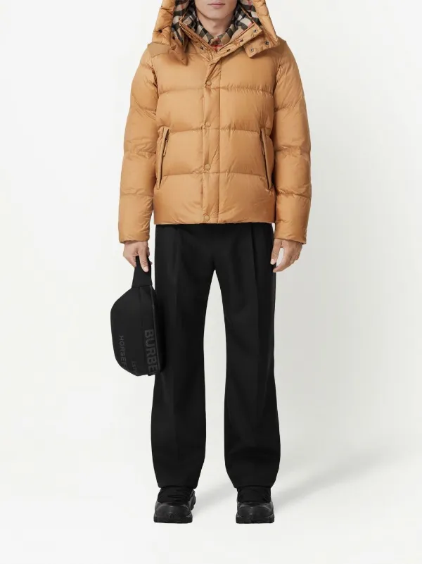 Burberry hooded best sale puffer jacket