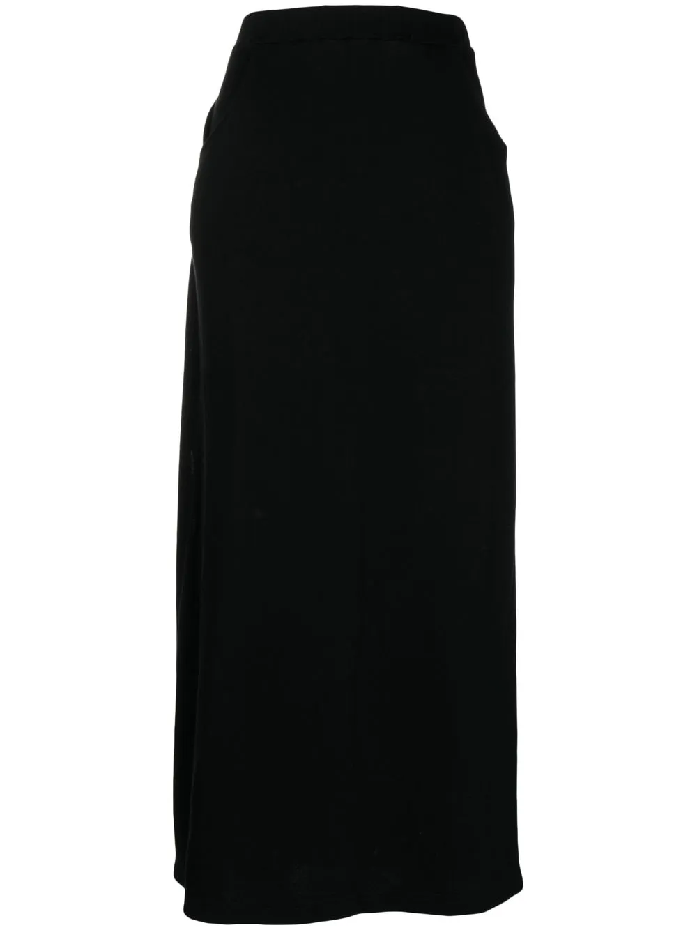 

Yohji Yamamoto falda midi - Negro
