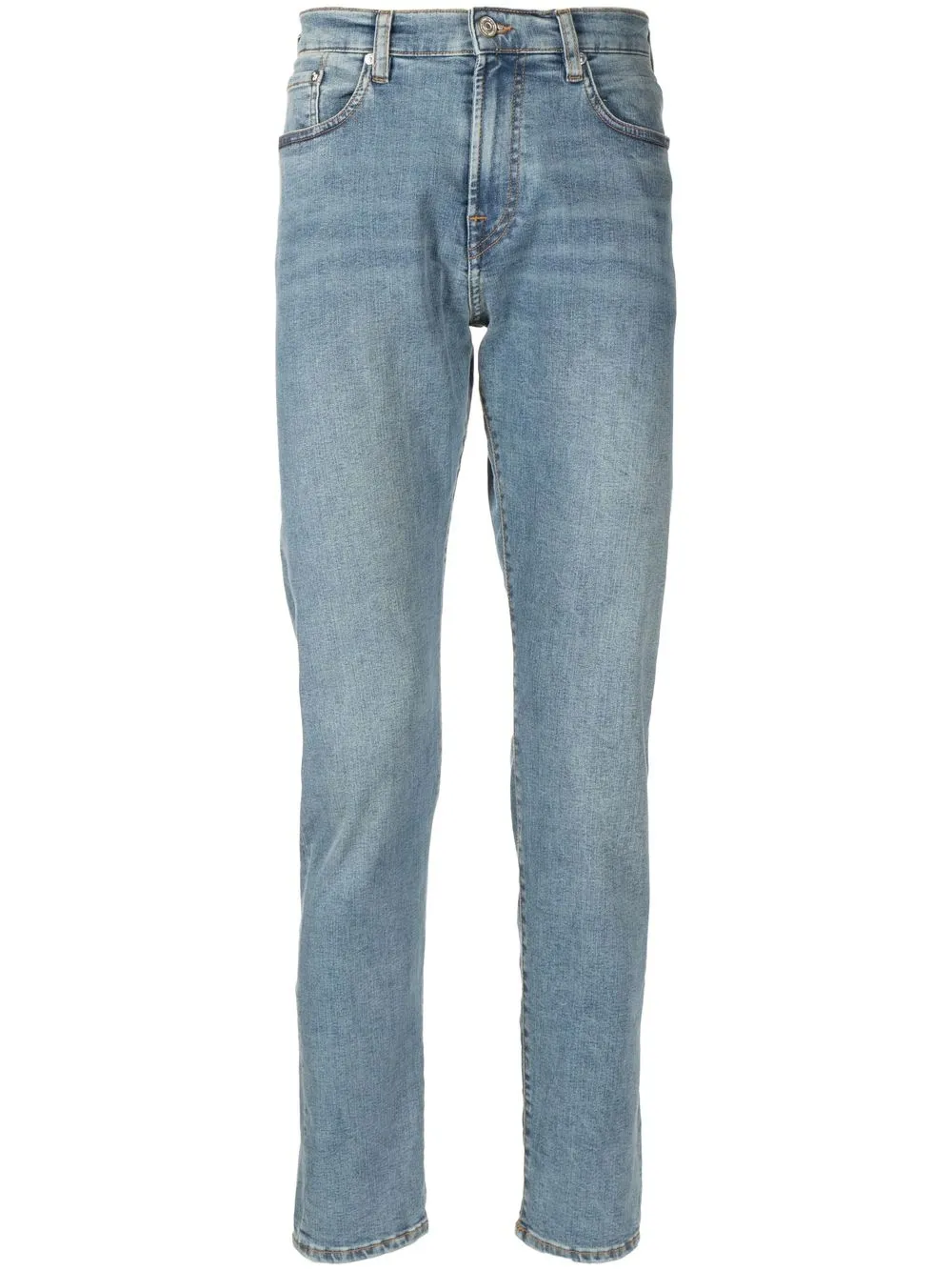 

PS Paul Smith mid-rise straight-leg jeans - Blue