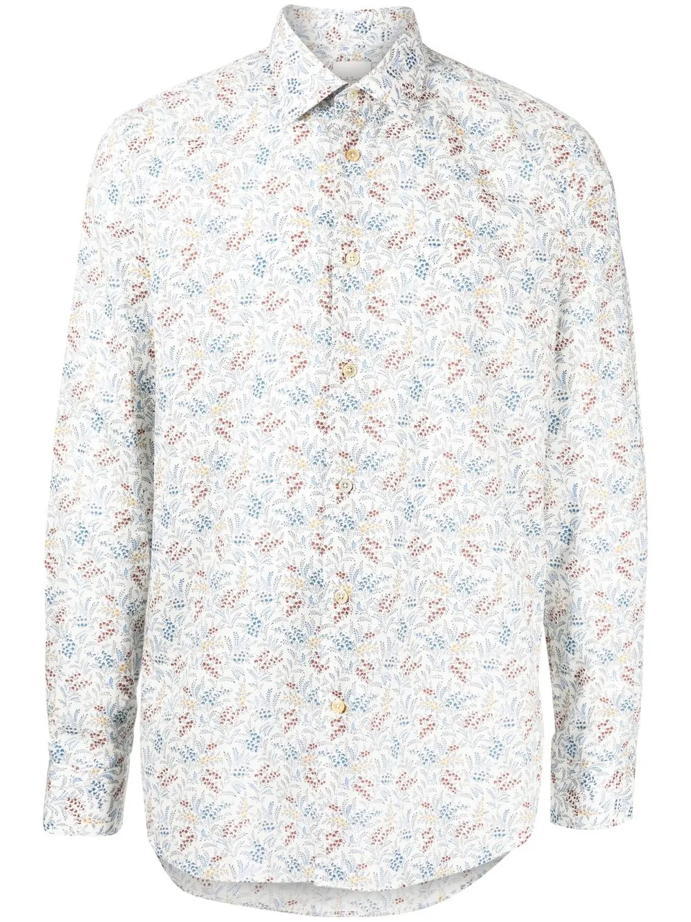 

Paul Smith long-sleeve floral-print shirt - Multicolour