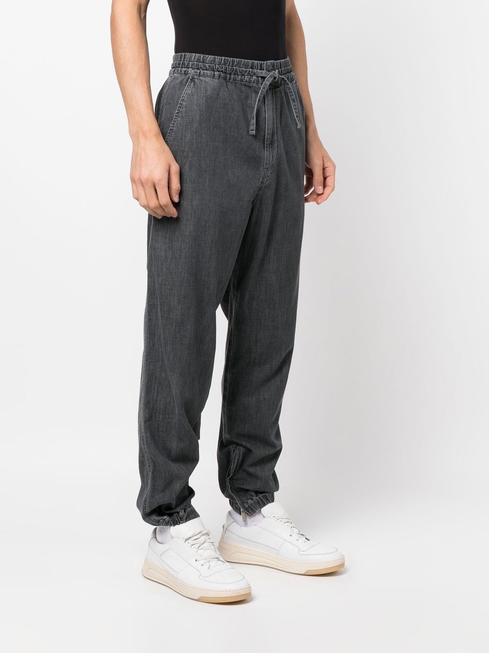 denim track pants